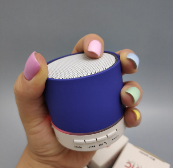 Портативная беспроводная Bluetooth колонка с подсветкой Mini speaker (TF-card, FM-radio)
